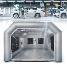 28x15x10ft Inflatable Spray Booth Paint Tent Portable Mobile Car Workstation Hot