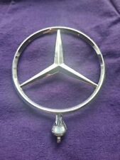 Vintage Mercedes Benz Hood Ornament Chrome Star Emblem
