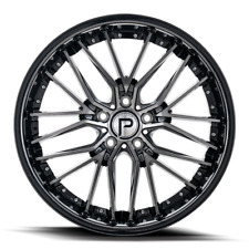 Pinnacle Wheel P214 Legacy22x9 Gunmental Gloss Black Lip