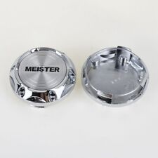 4x 64 Mm For Work Meister Silver Badge Alloy Wheel Center Caps Hub Cap Rim Caps