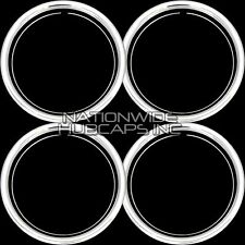 Set Of 4 13 Chrome Wheel Trim Rings Beauty Ring Glamour Bands Fit Steel Rims