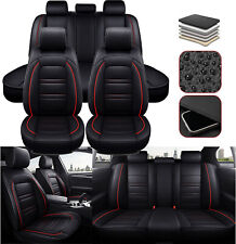 For Hyundai Sonata Car Seat Covers Full Set Leather 5-seats Front Rear Cushions