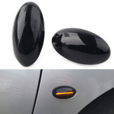 Led Dynamic Signal Side Marker Light For Peugeot 307 206 607 407 107 Black Usa