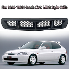 Fit 1996 1997 1998 Honda Civic Mug Style Front Mesh Bumper Radiator Grille Grill