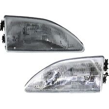 Headlight Set For 94 95 96 97 98 Ford Mustang Left And Right With Bulb 2pc