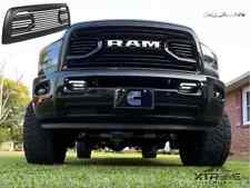 Matte Black Grille For 10-18 Dodge Ram 2500 3500 Upper W Chrome Letters