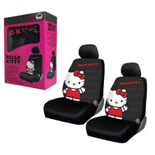 New Sanrio Hello Kitty Core Car Truck 2 Front Seat Covers With Headrest Covers