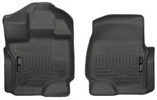 Husky Liners 18361 Floor Liner Weatherbeater Molded Fit Smooth Arcing Ribs