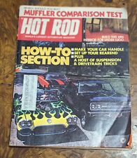 Hot Rod Magazine October 1973 - How-to Section - Muffler Comparison - Nhra Drags