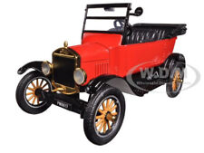 1925 Ford Model T Touring Red 124 Diecast Model Car By Motormax 79328