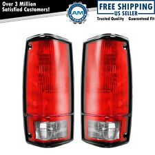 Tail Lights Taillamps Rear Pair Set For 82-93 Chevrolet S10 Gmc S15 Pickup Truck