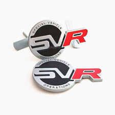 3d Svr Front Grille Emblem Rear Trunk Badge Sport Sticker For Range Rover