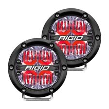 Rigid Industries 360-series 4in Led Off-road Drive Beam - Red Backlight Pair