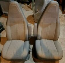 97-24 Chevy Expressgmc Savana Van Pair Lh Rh Gray Cloth Bucket Seats