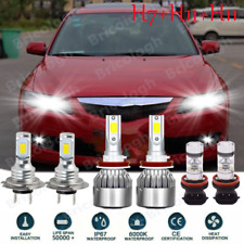 For Mazda 6 2009-2010 6x 6000k Led Headlight High Low Beam Fog Light Bulbs Kit