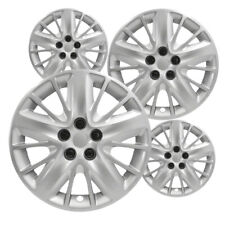 Set Of 4 Hubcaps 18 Silver Abs Wheel Covers For 2014 - 2019 Chevrolet Impala