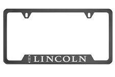 Black Chrome License Plate Frame For Lincoln