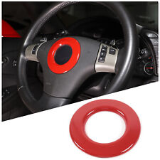 Red Abs Steering Wheel Emblem Logo Ring Trim For Corvette C6 2005-2013