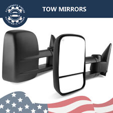 Pair Towing Mirrors For 99-02 Chevy Silverado Sierra 1500 2500 3500 Power Heated