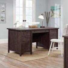 Sauder Executive Desk 66 W File Storage 7-drawer Engineered Wood Coffee Oak