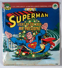 Superman - Light Up The Tree Mr President 1978 Sealed 33 13 7 Vinyl Comic
