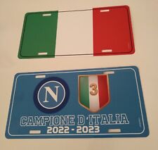 1 Napoli Aluminum License Plate 1 Italian License Plate Made In Usa 30.00