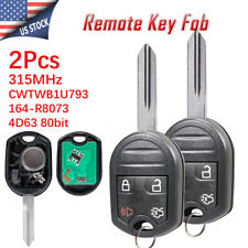2 For 2009 2010 2011 2012 2013 2014 2015 Ford Explorer Remote Key Fob 164-r8073