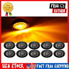 Amber Red Marker Lights 34 Led Truck Trailer Round Clearance Side Light 10