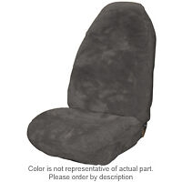 Universal Premium High Back Bucket Seat Covers Sheepskin Black Color Pair