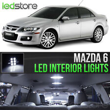 2003-2008 Mazda 6 White Led Lights Interior Kit Package Bulbs Mazdaspeed