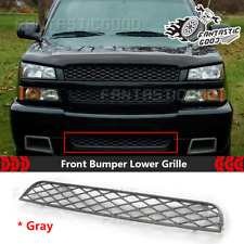 For Chevrolet Silverado 1500 Ss Models 2003-06 Gray Abs Front Lower Grille Grill