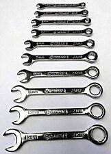 Kobalt 23450-23459 10 Piece Metric Midget Combination Wrench Set Usa
