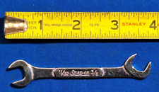 Old Logo Snap-on Tools Ds2224 1132 - 38 Open End Ignition Wrench
