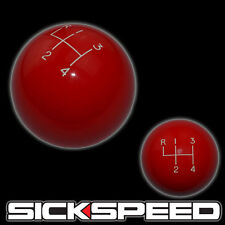 Red Olskool Shift Knob For 4 Speed Short Throw Shifter Selector Un2 Kit E