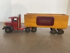 Wooden Semi Truck Cab And Trailer Firestone Farm Tires Dealer Promotional Piece