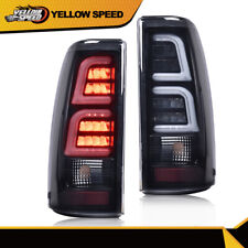 Led Tube Tail Lights Fit For 99-2006 Chevy Silverado Gmc Sierra Rear Brake Lamps