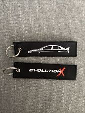 Mitsubishi Evolution X Keychain Black