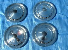 1957 Chevy 3 Nors Belair Wheel Covers Hub Caps 1 Used Perfect For Spinners