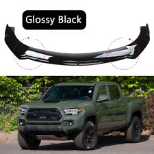 Glossy Black Front Bumper Lip Splittersturt Rods Chip Spoiler For Toyota Tacoma