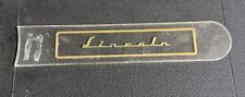 1942 - 1948 Lincoln Glove Box Door Plastic Insert Emblem 1946 1947 Continental