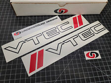 Vtec Racing Hash Stripe Decals 2pk Vtec Sticker For Honda Civic Si Type R Rsx