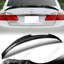 For 13-17 Honda Accord 4dr Sedan V-style Real Carbon Fiber Trunk Spoiler Wing