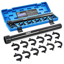 13pc Inner Tie Rod Removal Auto Tool Kit With 12 Sae Metric Crowfoot Adapters