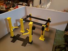 118 Scale Model Car Lift 2 Post 4 Post For Garage Diorama
