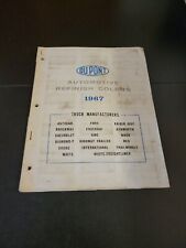 1967 Dupont Jeep Mack Reo Kenworth Ford White Refinish Colors Paint Chip Catalog