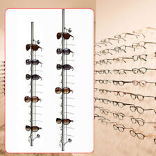 10 Pcs Aluminium Lockable Eyewear Eyeglasses Sunglasses Display Rod Frame Rack