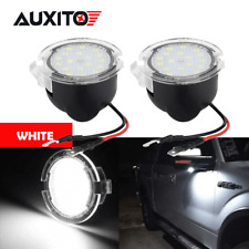 White 18-led Side View Under Mirror Puddle Light For Ford F150 2007-19 Brightest