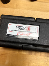 Matco Tools 12 Electronic Torque Wrench Etwc250f