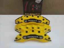 Yellow Honda Series Disc Brake Universal Caliper Covers Set And Silicon