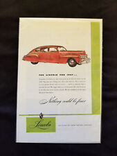 1947 Lincoln Vintage Ad The Lincoln For 1947...nothing Could Be Finer 